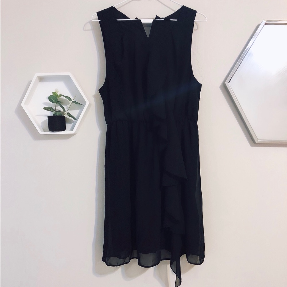 Black siffon dress